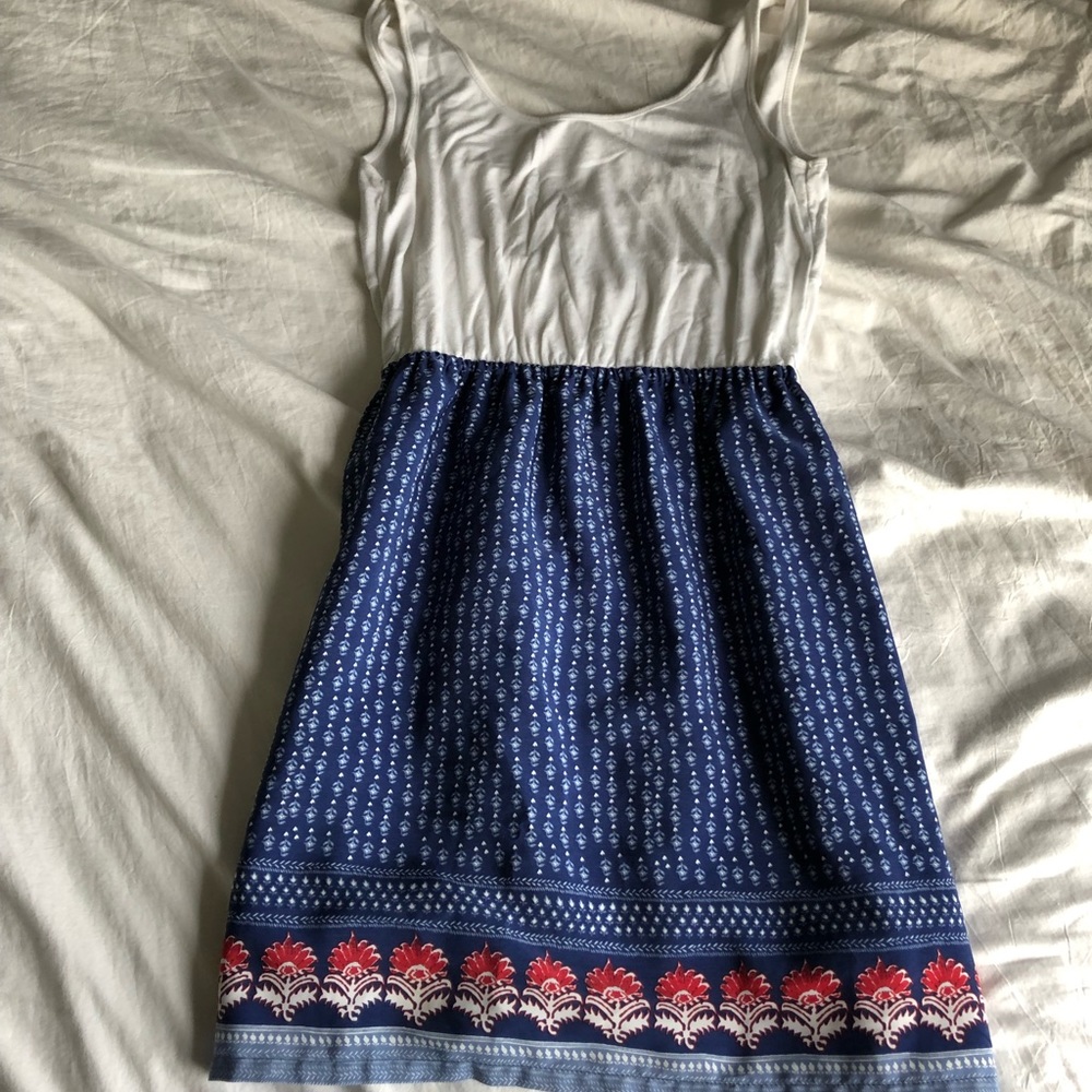 Beautiful dress with colorful pattern